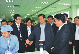 時任全國人大常委會委員長、時任國務(wù)院副總理張德江同志視察威勝